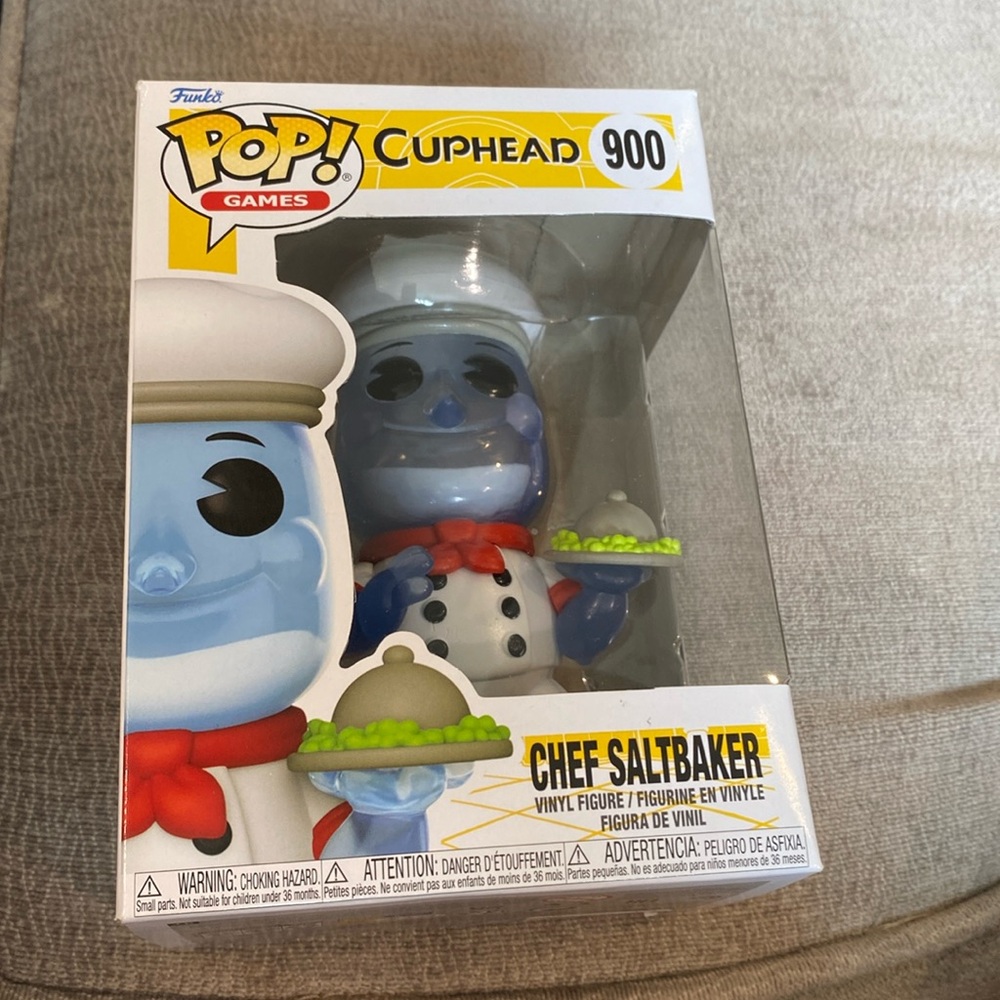 Funko pop games. Cuphead chef salt baker